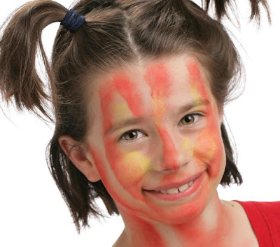 cómo hacer un maquillaje de diablo o demonio para niño