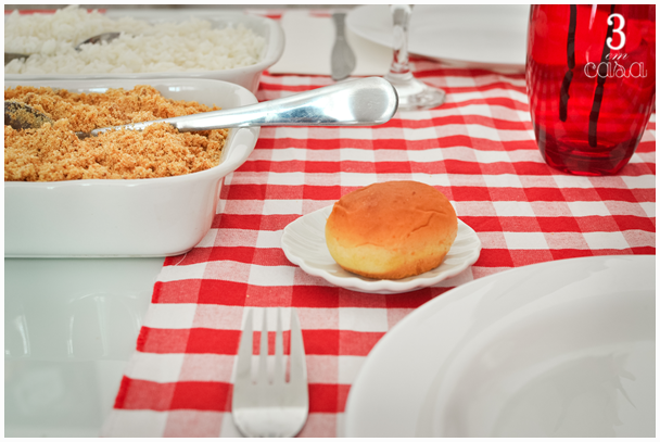 decoração para um almoço em família