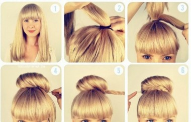 peinados sencillos para cabello largo