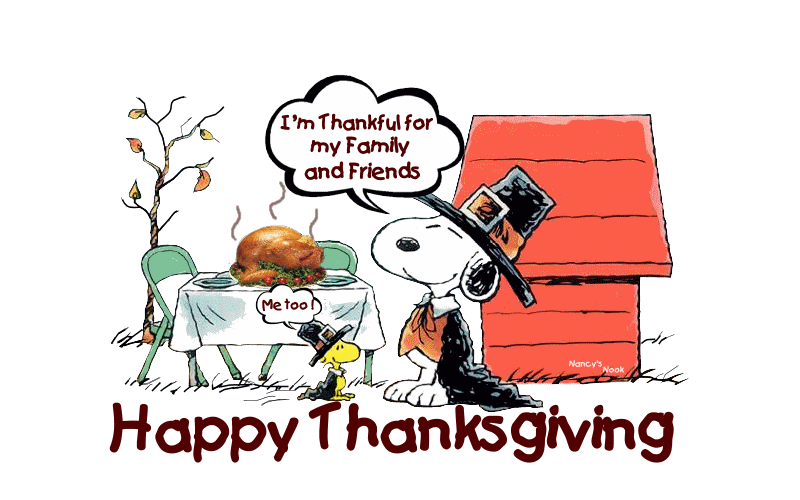 Thanksgiving 1 Blog. A Charlie Brown Thanksgiving
