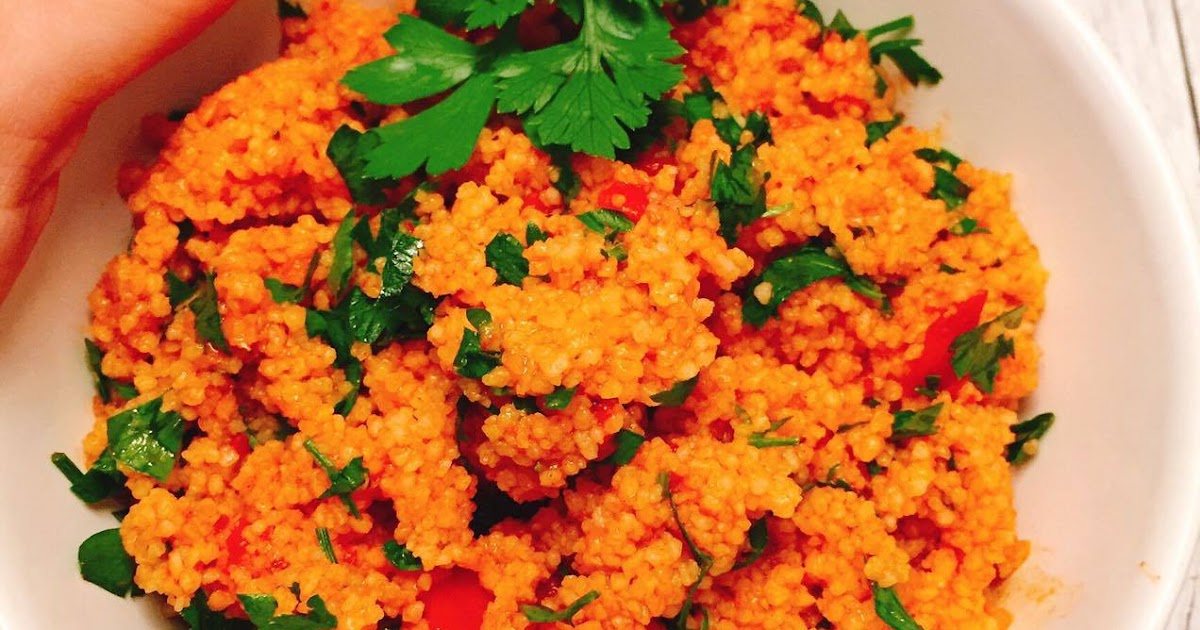 Lauwarmer Couscous-Salat mit Tomaten