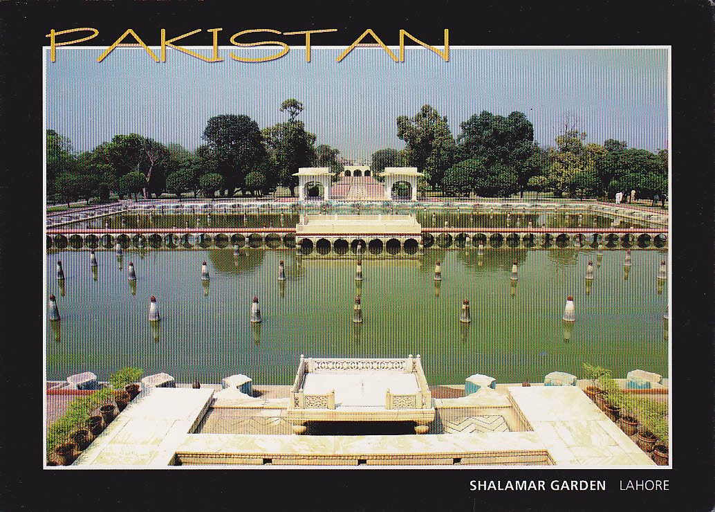 Postcard A La Carte Pakistan Shalamar Garden, Lahore