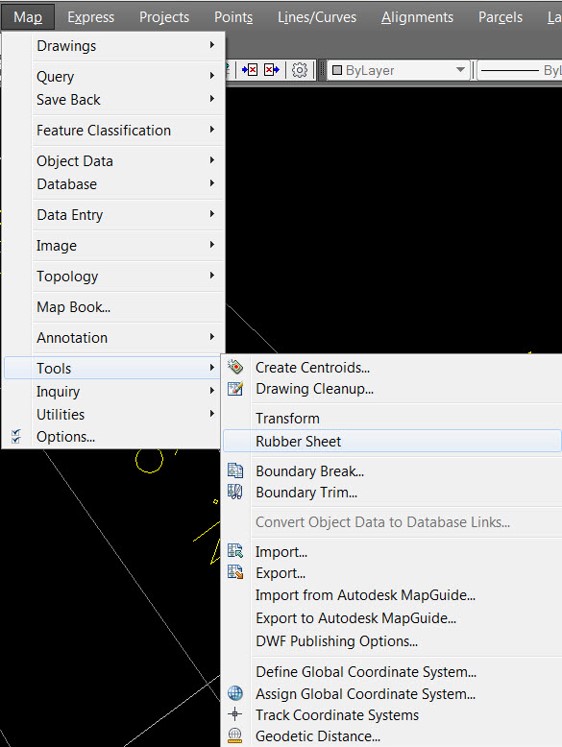 Cara Georeferencing Menggunakan AutoCAD (RubberSheet) Rizhel