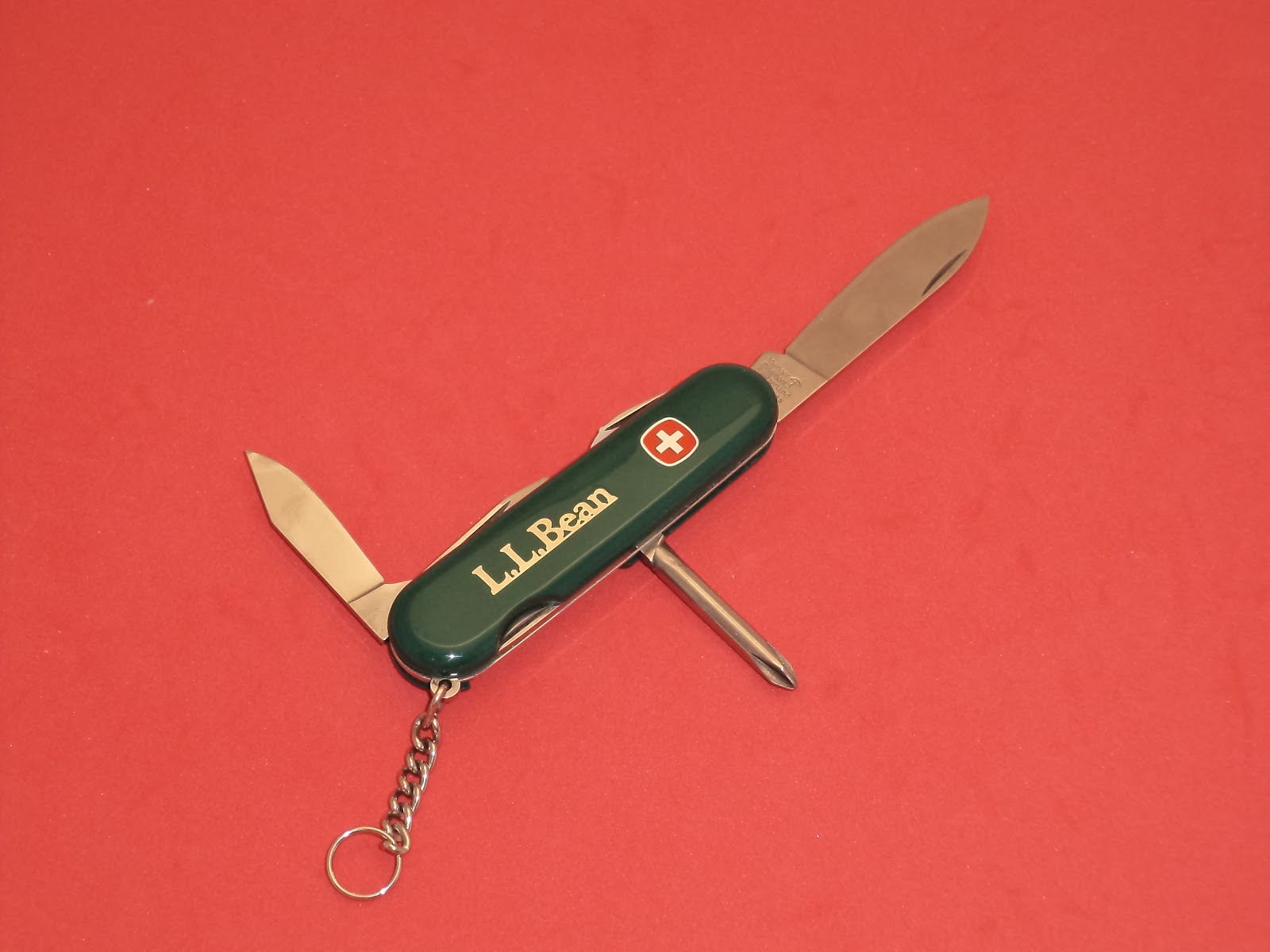 I Love SAK's Wenger LL Bean Sportsman Locking Blade Swiss Army knife