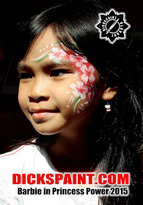 face painting kids barbie jakarta