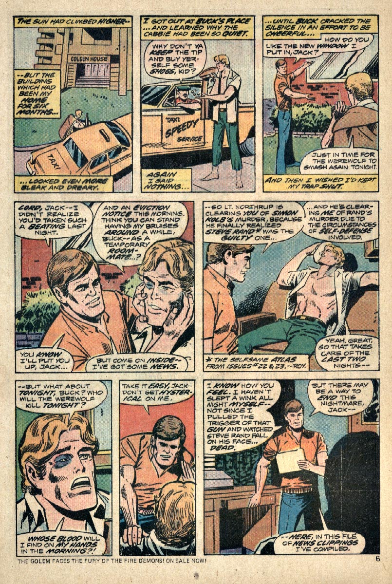 Read online Werewolf by Night (1972) comic -  Issue #24 - 5