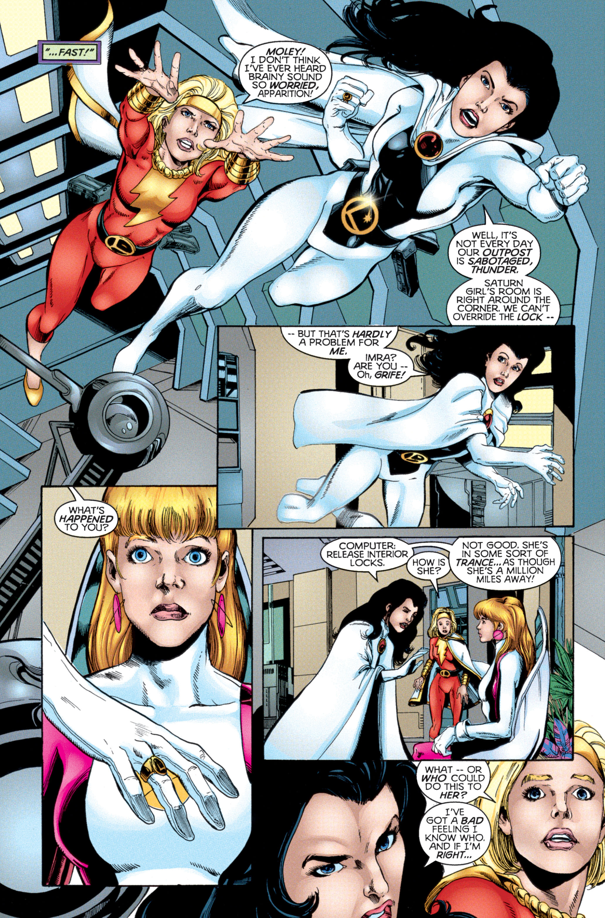 Read online Titans/Legion of Super-Heroes: Universe Ablaze comic -  Issue #2 - 10