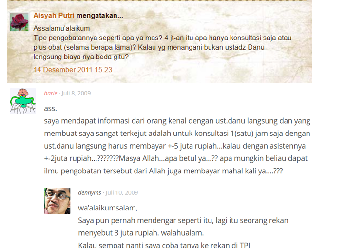 INNOVATION FOR YOU Inilah Biaya Berobat di Klinik Ustad Danu