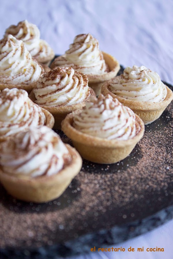 tartaletas de nata (crema de leche)