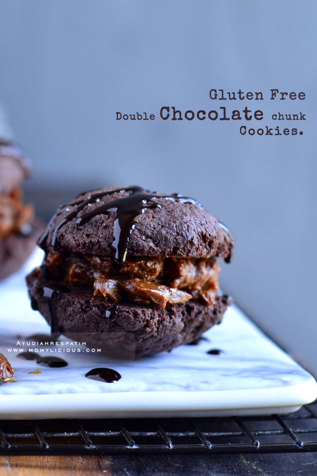 Double Chocolate Chunk Cookies [gluten free]