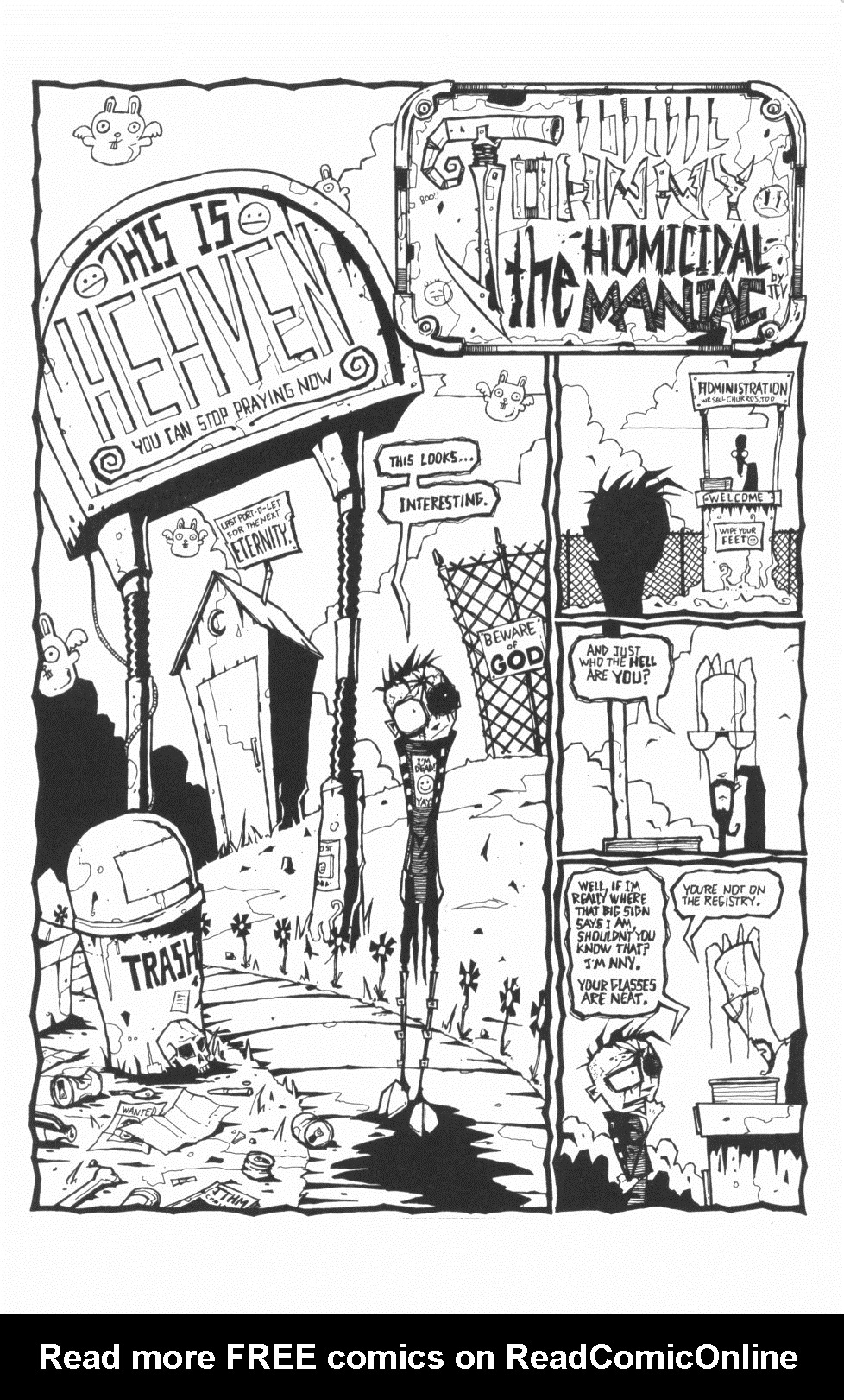 Read online Johnny the Homicidal Maniac comic -  Issue #6 - 3