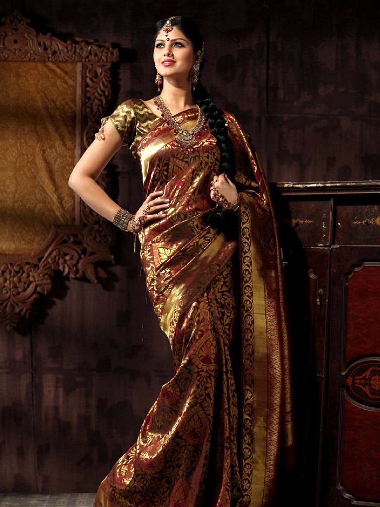 Latest Kalyan Silk Saree Collection 2013 Stylish Party Wear Sarees 