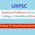 UKPSC Assistant Professor Exam 2017 - Download Admit card