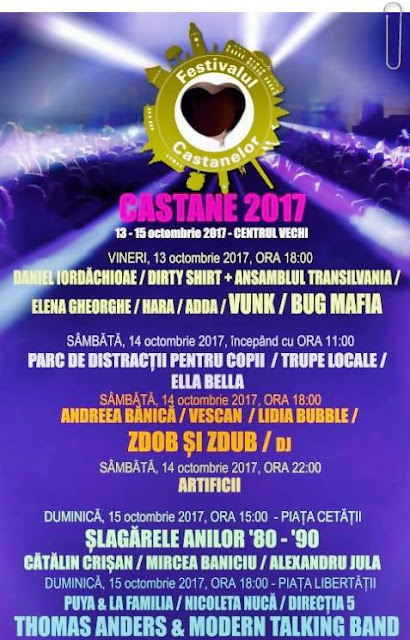 program festivalul castanelor 2017 baia mare