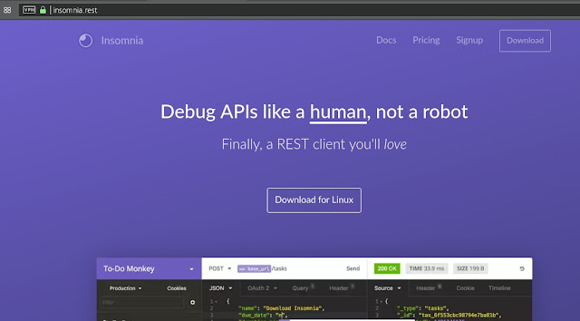 insomnia api client insomnia api client