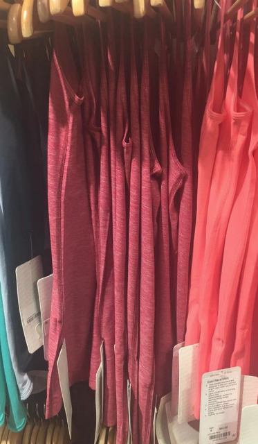 Heathered Cranberry Cool Racerback