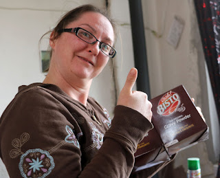 A with her bisto delivery A with her bisto delivery
