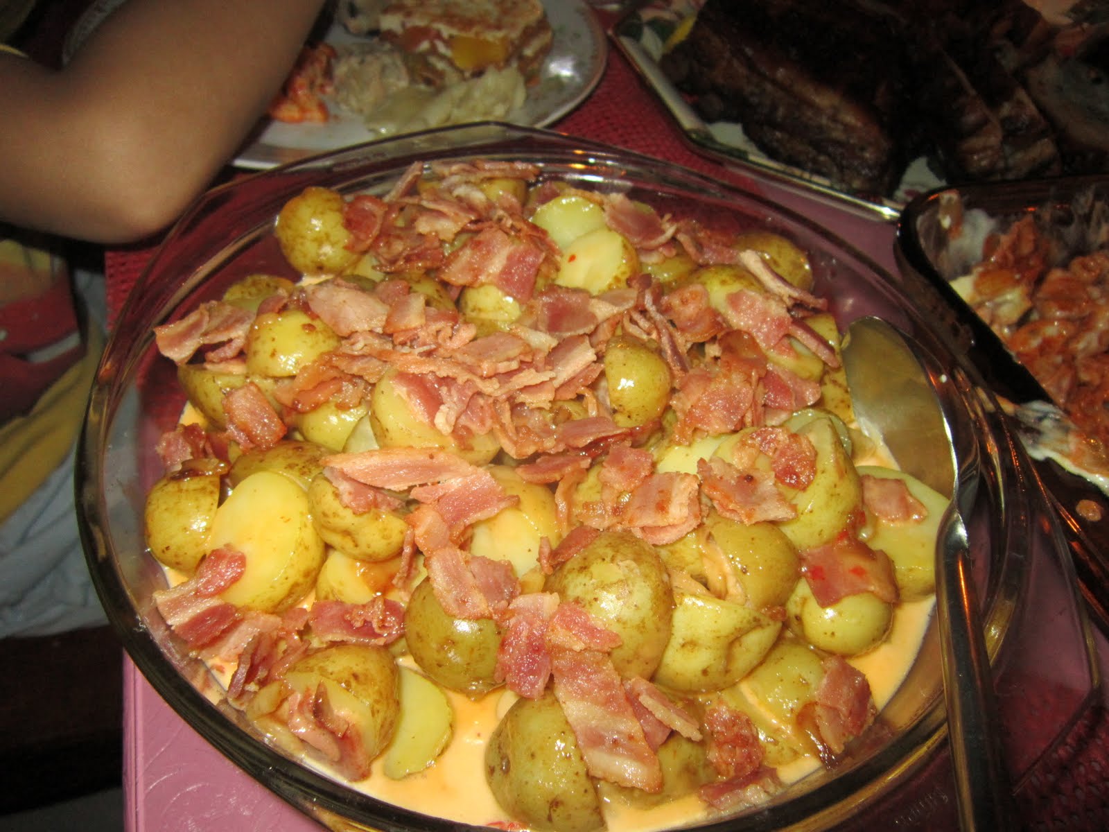 BABY POTATOES with BACON, CHEESE and CREAM version 2