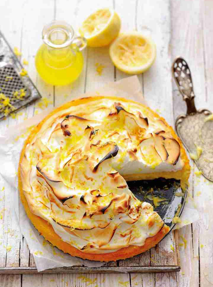 Limoncello-Tarte mit Vanillebaiser vom Grill - ein Rezept von Manuel ...