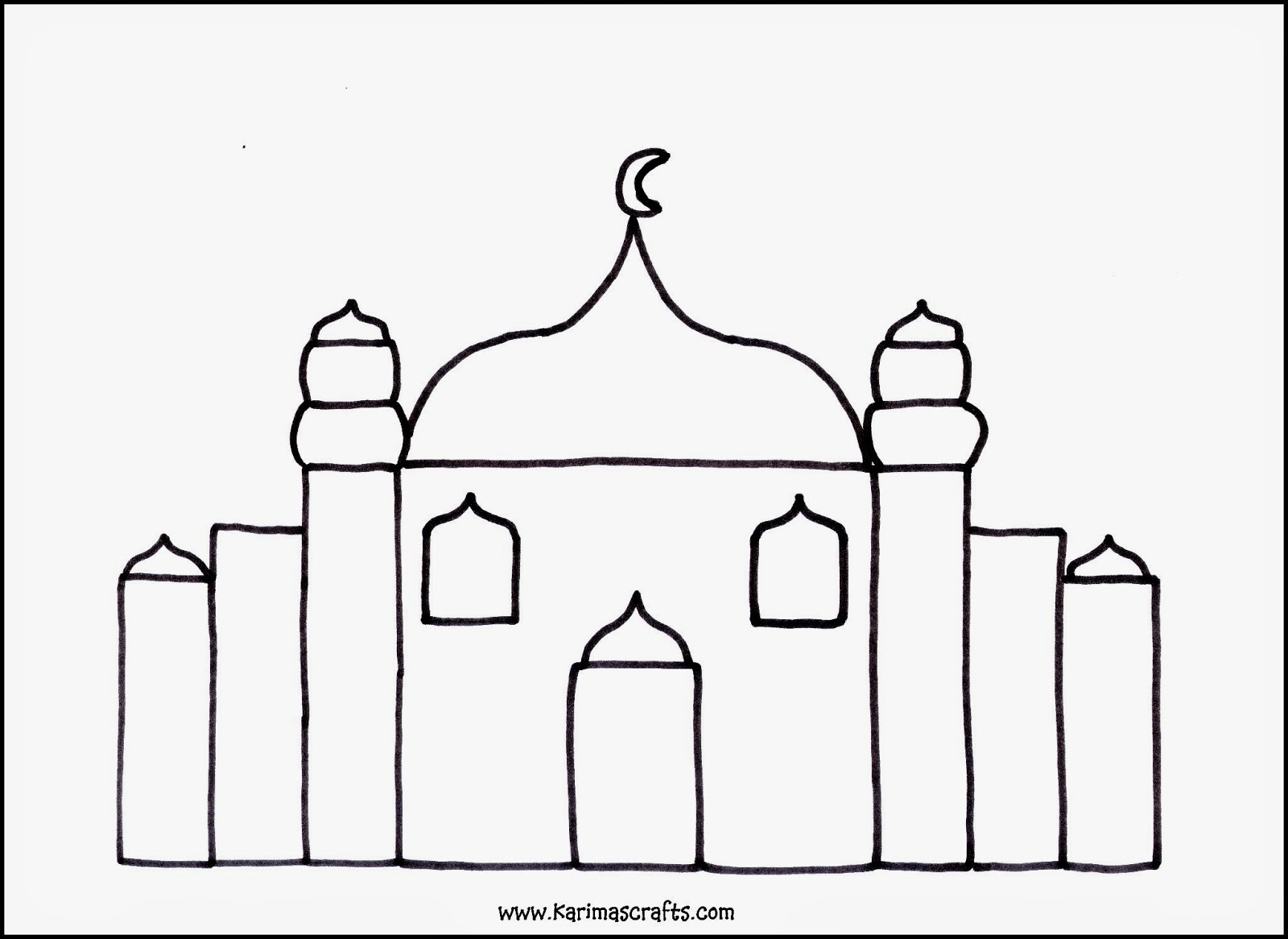 Karimas Crafts: Islamic Placemat and Worksheets  30 Days of Ramadan Crafts