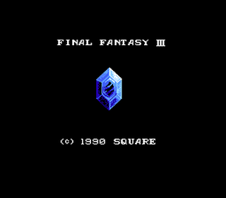 Final Fantasy III - Título RPG