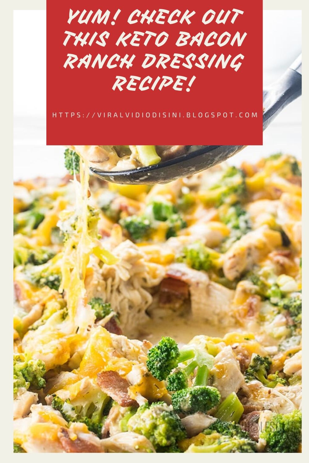 YUM! Check out this Keto Bacon Ranch Dressing recipe!