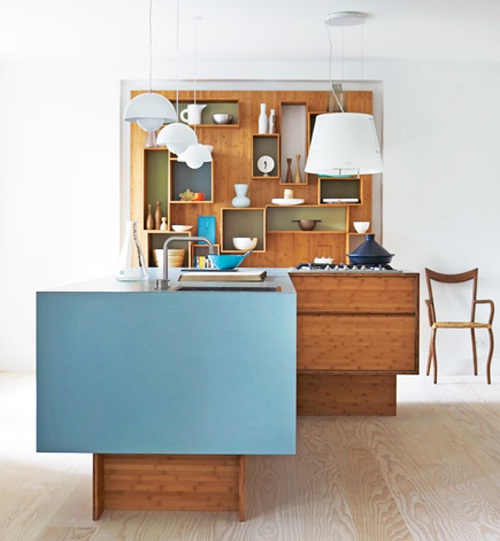 decora y disena: Un Diseño de Cocina de Bambú