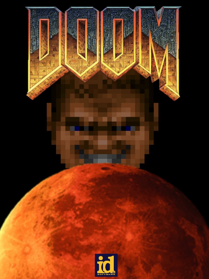 Capa do Doom clássico versão drew_andersoon