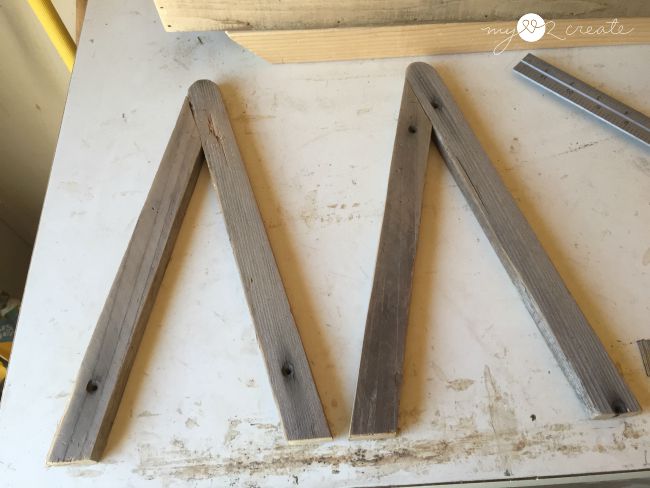 a-frame legs for crate