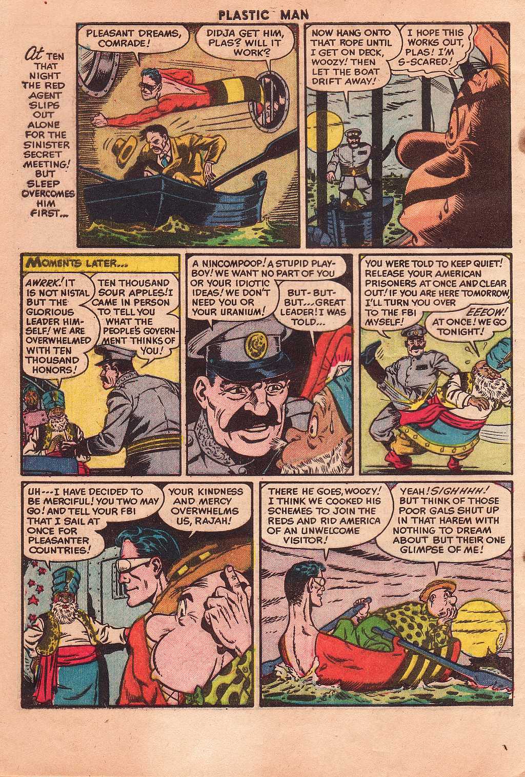 Read online Plastic Man (1943) comic -  Issue #41 - 34