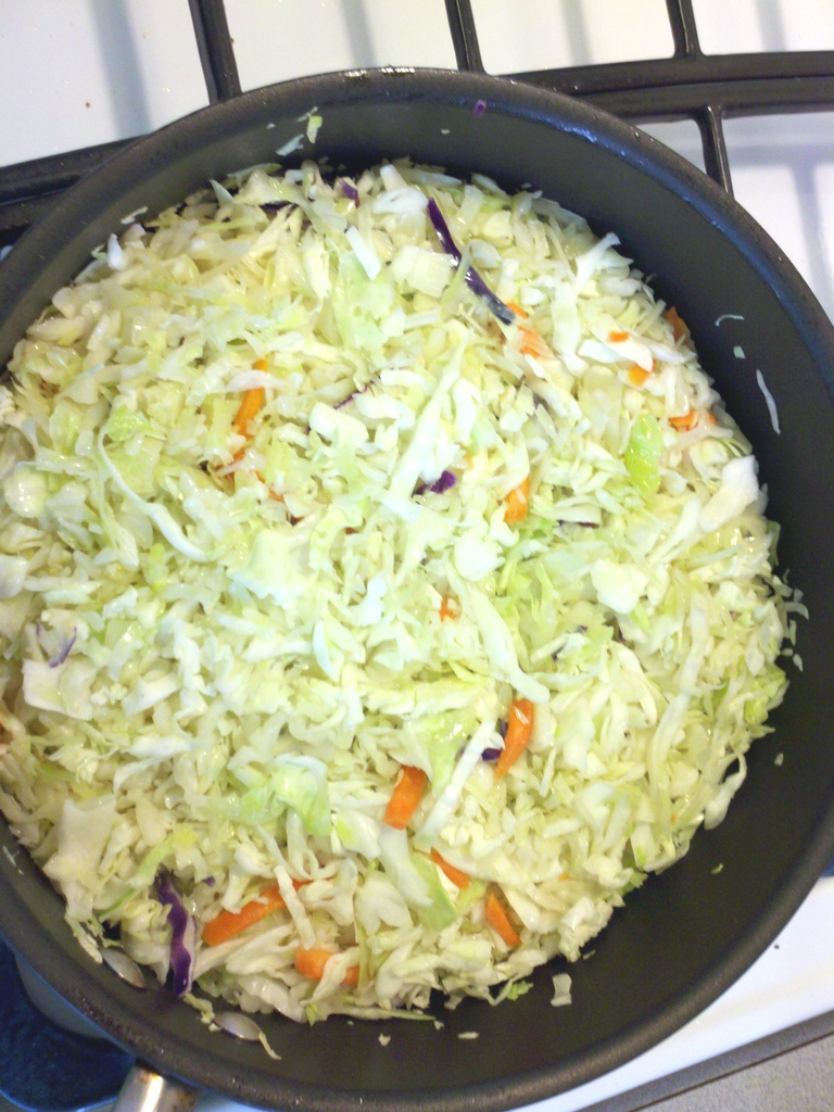 Matthew Can Cook Matt can Cook: Shrimp with Warm Coleslaw