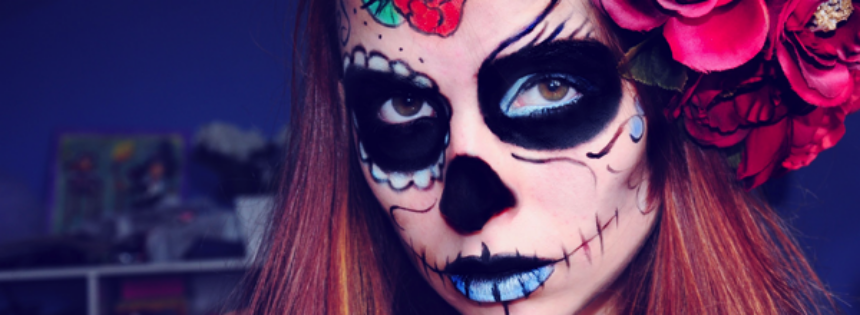 Make Caveira - HALLOWEEN ♥ (skull makeup) 