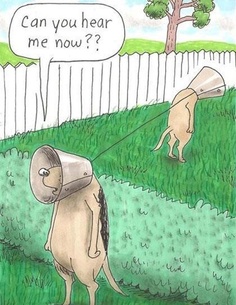 Dog Cartoon Can You Hear Me Now Dog Cartoon Can You Hear Me Now