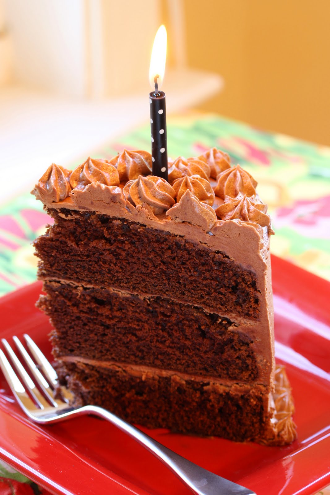 Chocolate Birthday Cake - Saving Room for Dessert