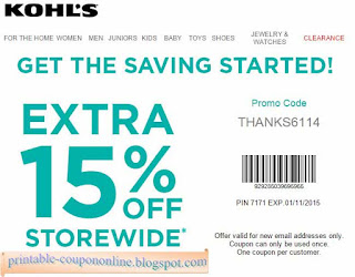 Free Printable Kohls Coupons Free Printable Kohls Coupons