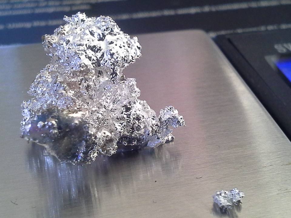 Paydirt Reviews and Results Crystallized Silver Nugget from Nevada