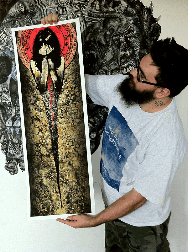 INSIDE THE ROCK POSTER FRAME BLOG Two new art prints by Jacob Bannon