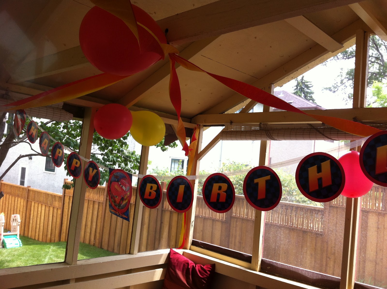 Our Disney Cars Theme Birthday Party Decorations Games And