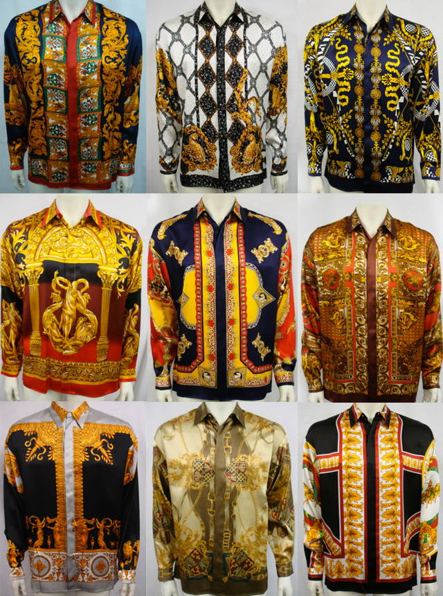 where can i get a replica of the vintage silk printed Versace shirt ...