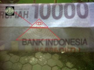 Gambar uang kertas 10000 baru simbol yahudi