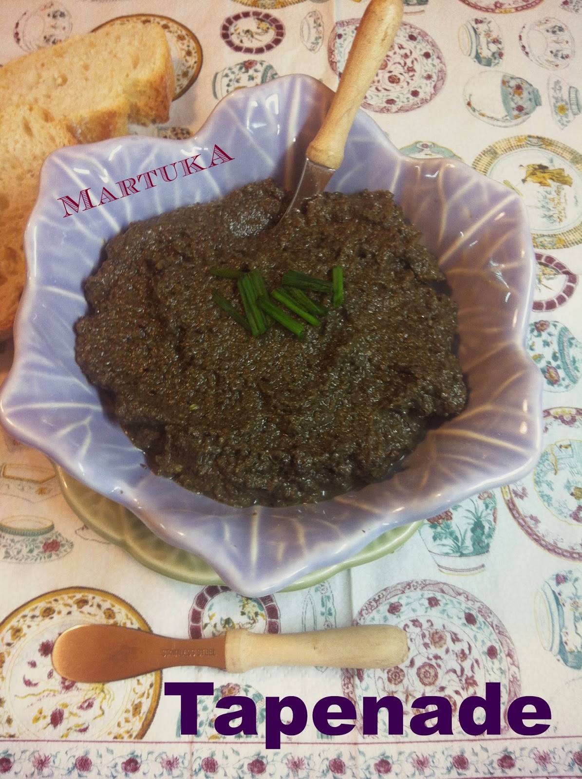 Las recetas de Martuka Tapenade (Olivada O Patê De Aceitunas)