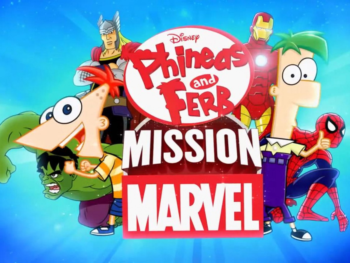  LEYENDAS UNIVERSO MARVEL Phineas y Ferb & Marvel Leyends