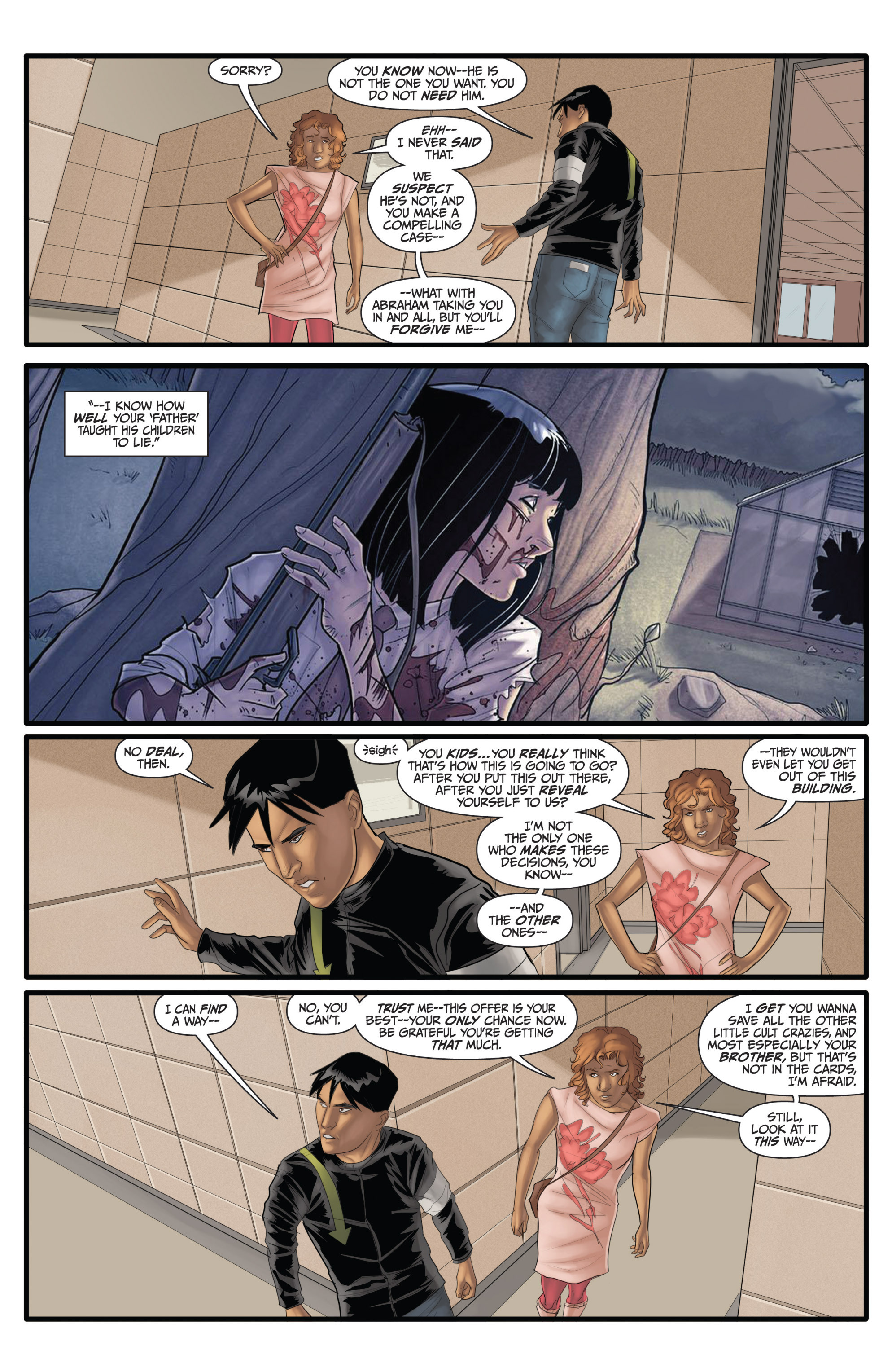 Read online Morning Glories comic -  Issue #33 - 14