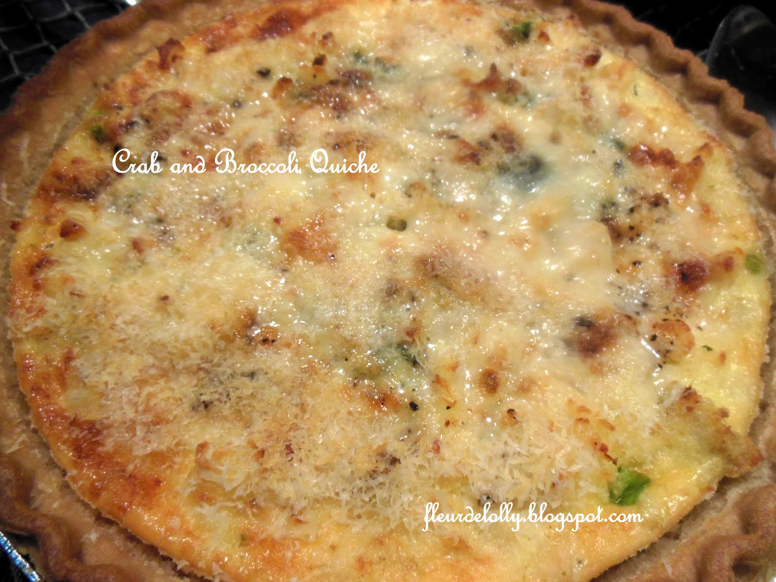 Fleur de Lolly Crab and Broccoli Quiche