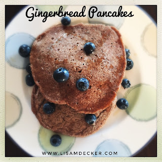gingerbread pancakes, pancake recipe, whole wheat pancakes, clean eating, healthy eating, breakfast recipes, meal planning, 21 day fix approved pancakes, successfully fit, Lisa Decker