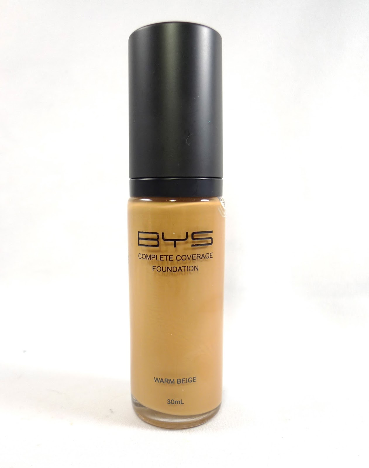 Review BYS Complete Coverage Foundation in Warm Beige
