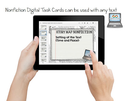 These nonfiction task cards are great for your 4th, 5th, 6th, 7th, 8th, 9th, 10th, 11th, or 12th grade students to get more nonfiction or informative reading and writing skills in! Click through to learn more and get your own copy today!