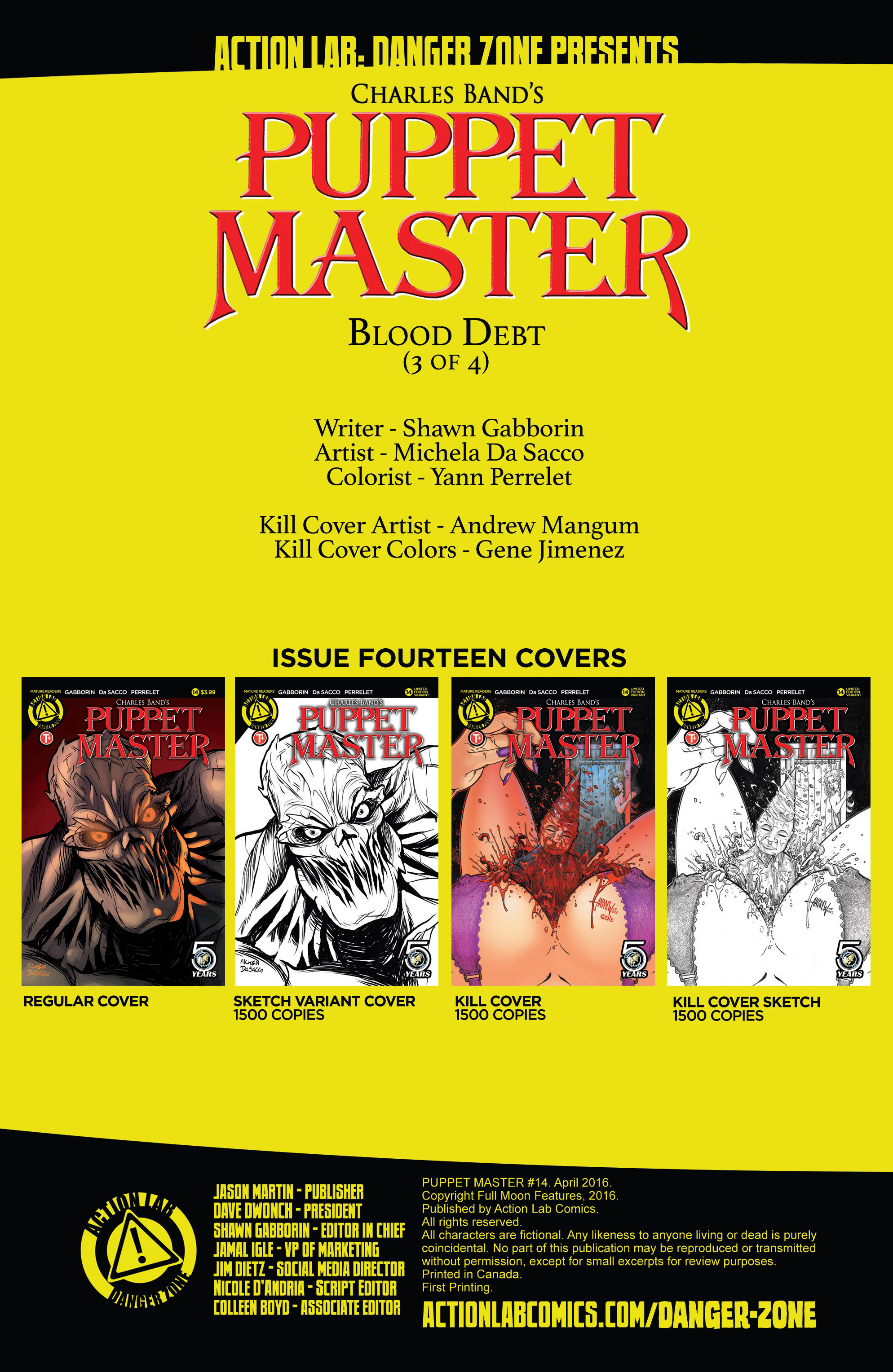 Read online Puppet Master (2015) comic -  Issue #14 - 2