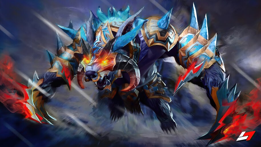 Ursa, Dota 2, Frost Hunter, Set, 4K, #5.2088