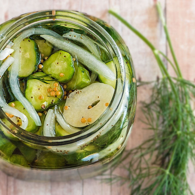 Cooking Weekends Easy Dill Bread & Butter Pickles